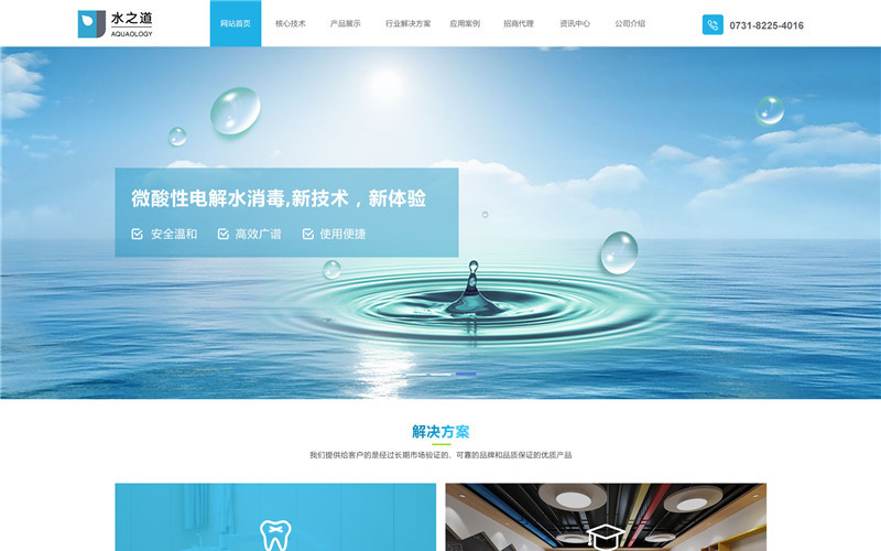 湖南水之道环境科技有限公司-网站建设案例